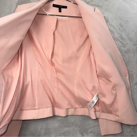 White House Black Market Pink Blazer Women’s Size 6 Double Breasted Lined - Picture 7 of 10